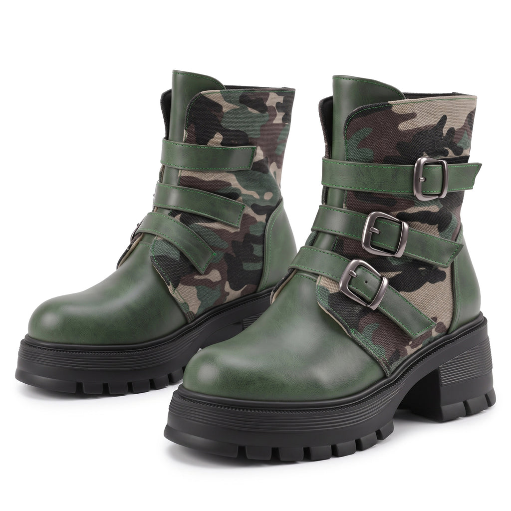 Mujer Con Cordones British-Estilo Botas Martin - foto 4