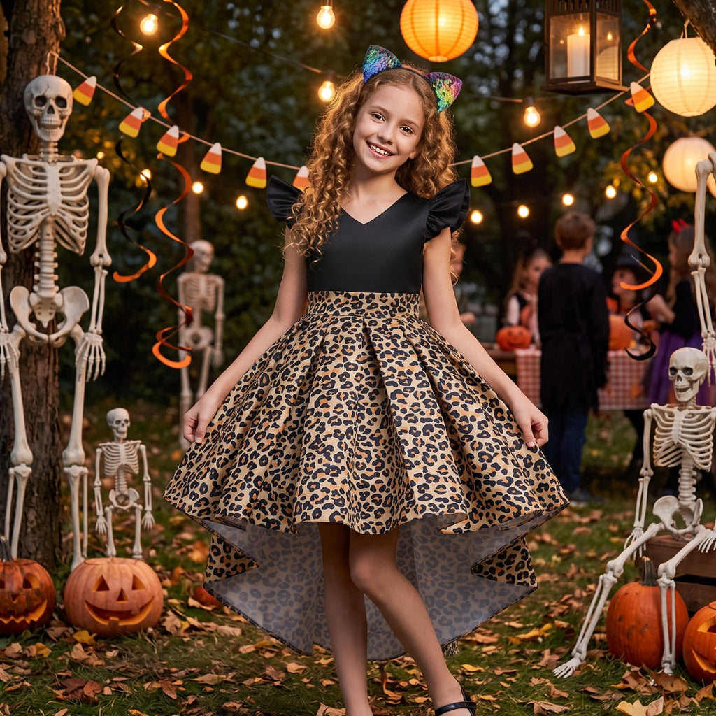 Niños's Halloween Party Moda Show Vestido - foto 6