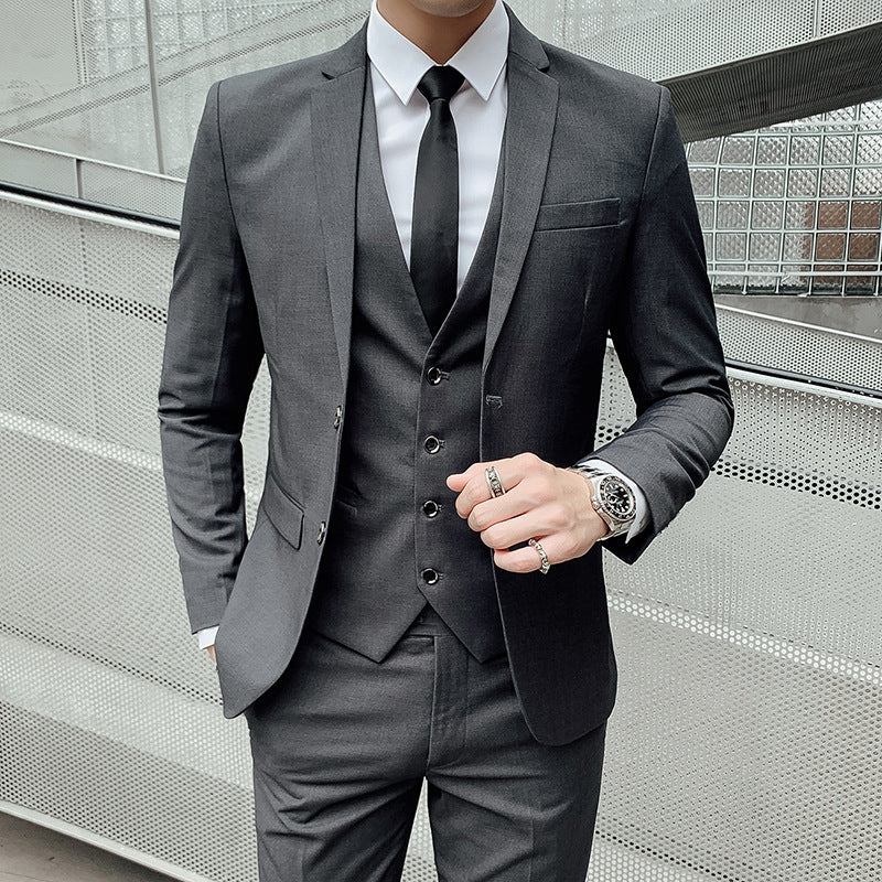 Two-button Traje Chaqueta Vestido Pantalón Conjunto de Dos Piezas - foto 3