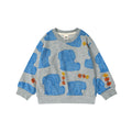 Spring y Otoño Niña Sudadera con Ribbed Cuffs - foto 4