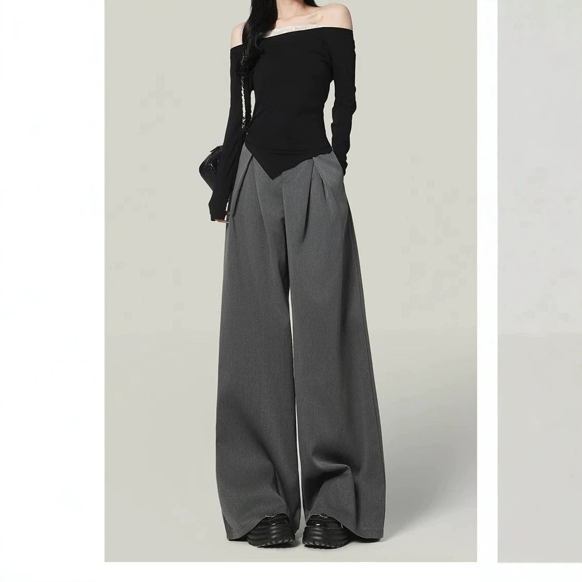 Suelto Draped Casual y Estilizado Pantalón - foto 5