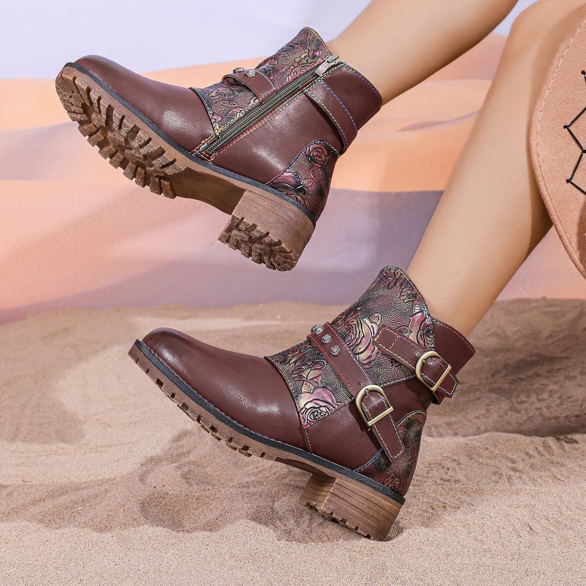 Botas texanas estampadas de mujer - foto 3