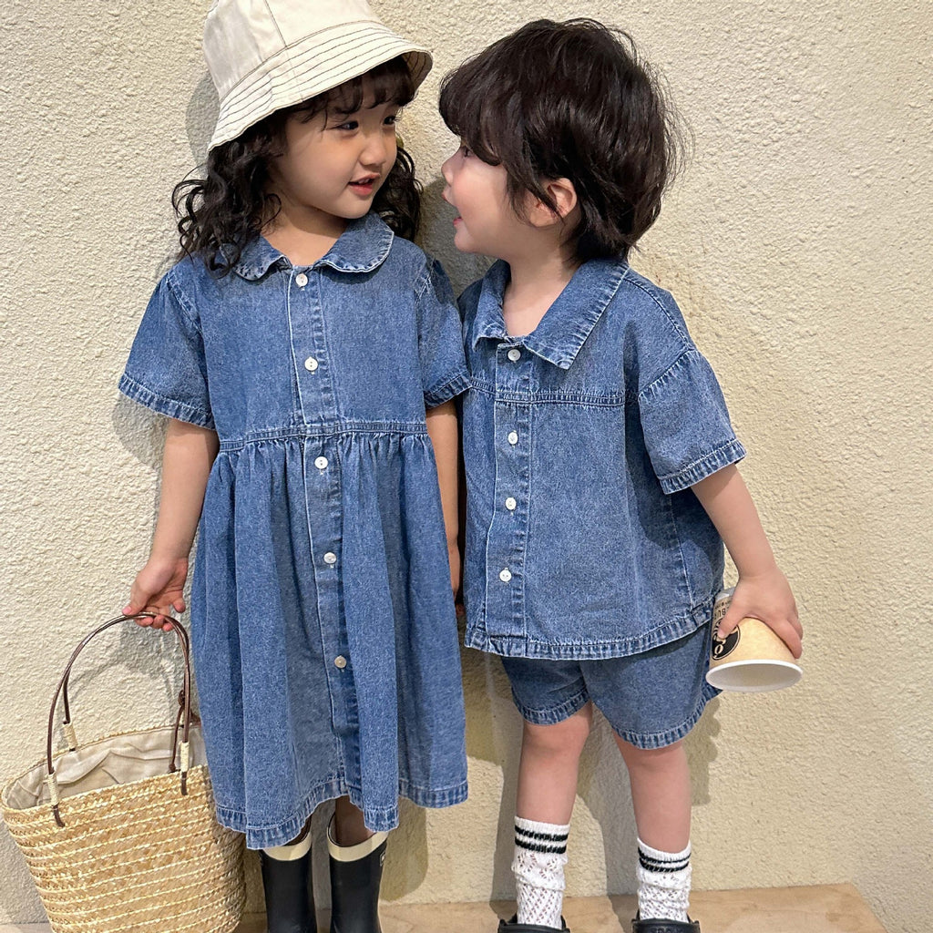 Niña' Verano Vestido, Sibling y Parent-child Matching Outfits - foto 5