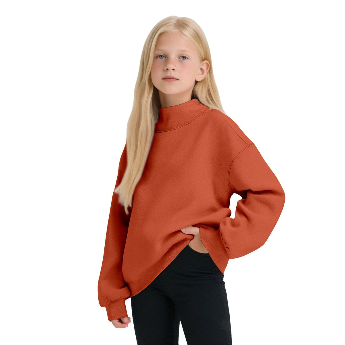 Hoodie, Cuello Redondo Forro Polar Sudadera Niños Ropa Mid-to-large Size Outerwear Niños Wear - foto 7