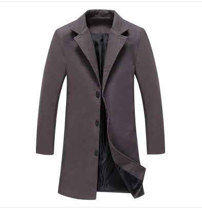 Abrigo semiformal de lana para hombre