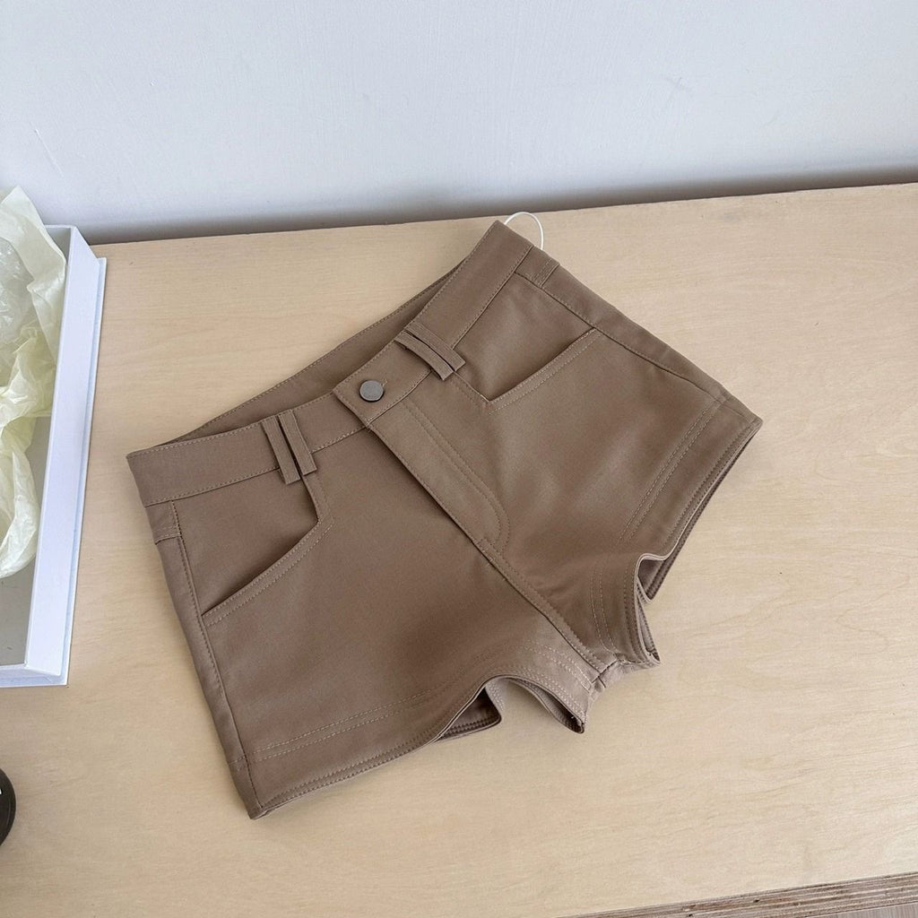 Entallado Straight-leg Pantalón Shorts Hot Pantalón para Mujer - foto 3