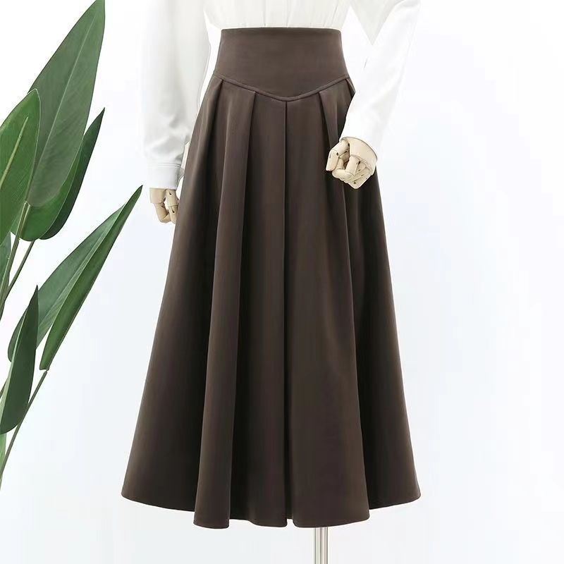 Falda plisada elegante de tiro alto - foto 3
