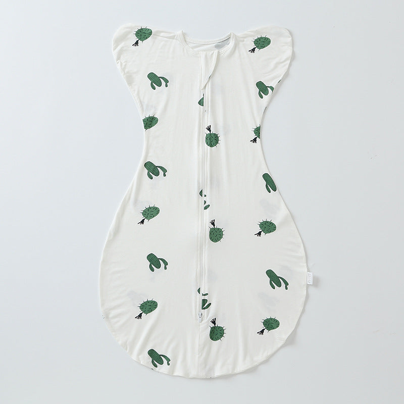 Newborn Baby Anti-Spreading Refrescante Bamboo Fiber Swaddle Sack - foto 2