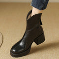 Mujer Suela Gruesa-heeled Plataforma Botines - foto 6