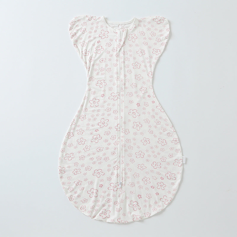 Newborn Baby Anti-Spreading Refrescante Bamboo Fiber Swaddle Sack - foto 5