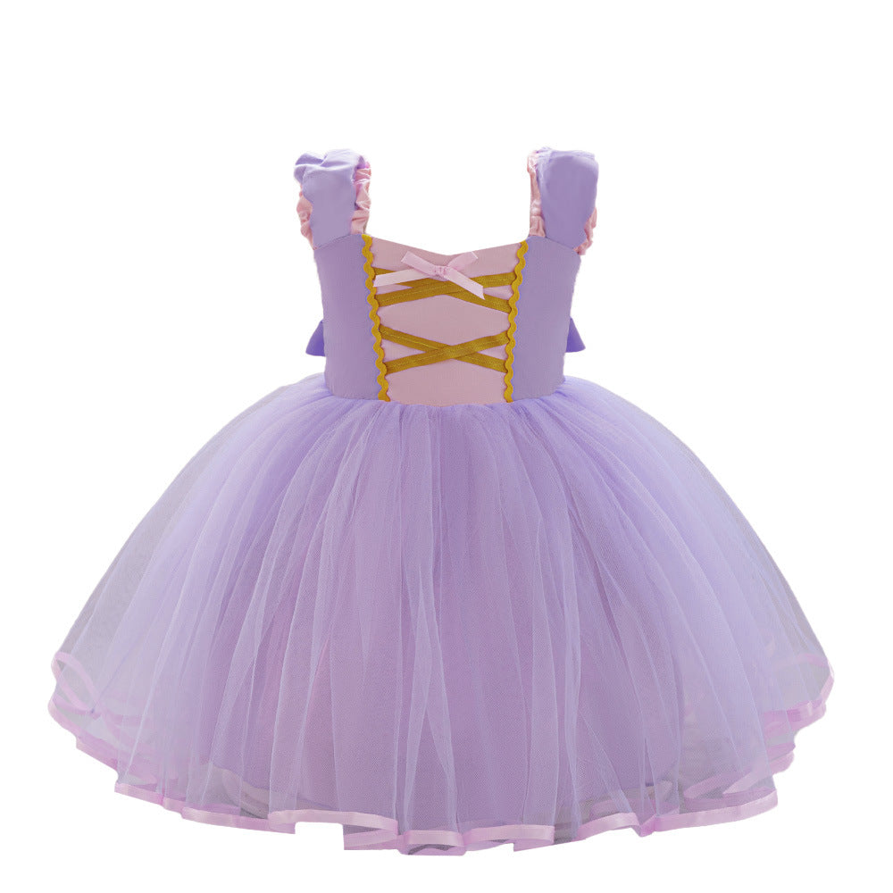 Lindo Fluffy Princesa Vestido con Ins Estilo - foto 4