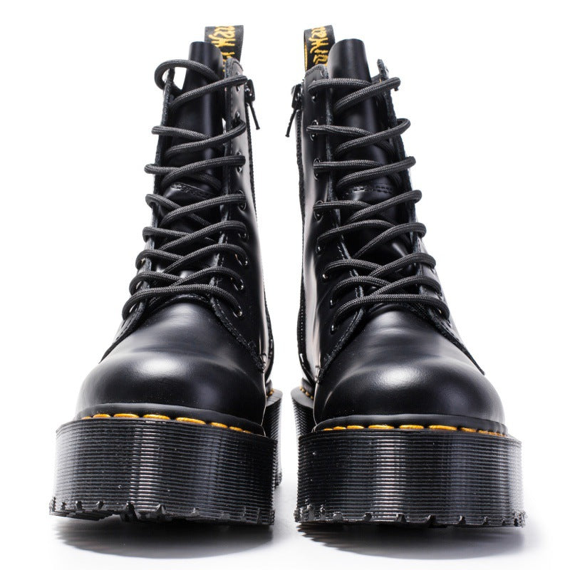 British-Estilo Mujer Botines con Side Zippers