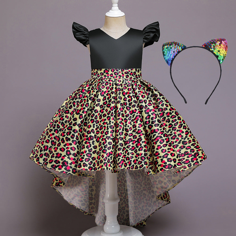Niños's Halloween Party Moda Show Vestido - foto 3
