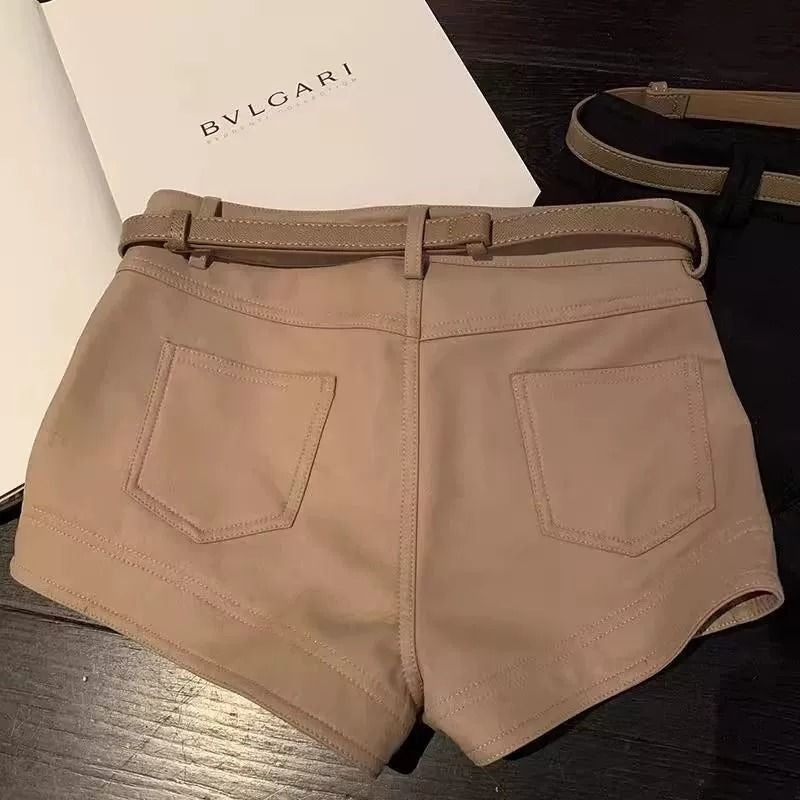 Entallado Straight-leg Pantalón Shorts Hot Pantalón para Mujer - foto 6