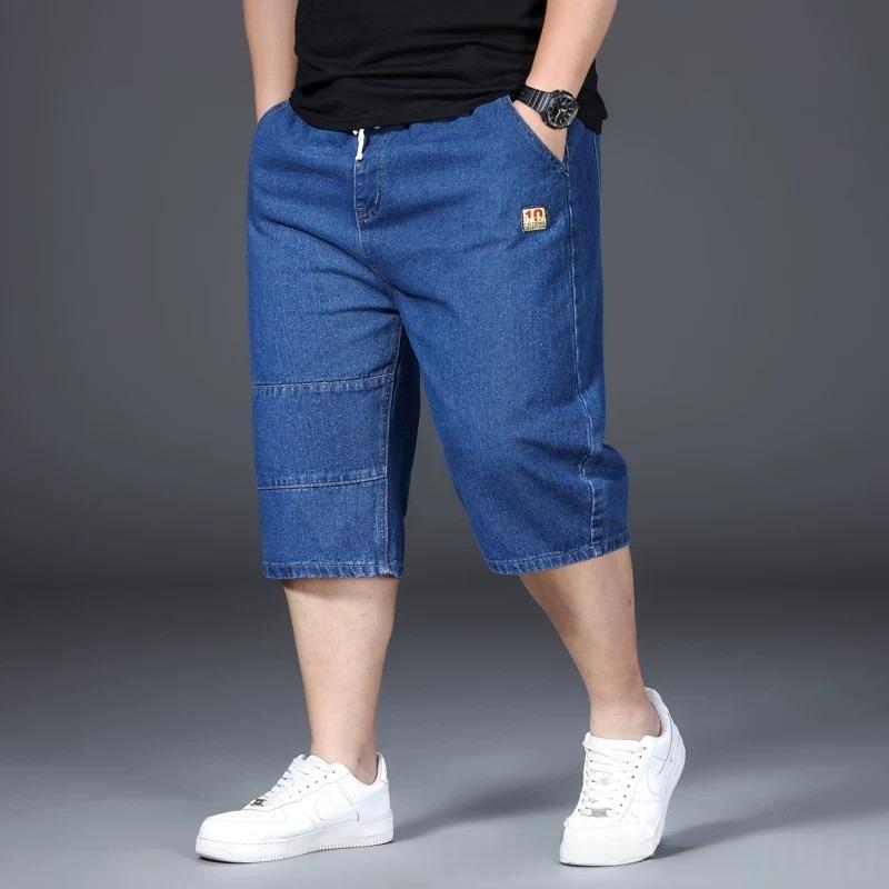 Retro Pierna Ancha Ajuste Suelto Three-quarter Shorts para Hombre - foto 3