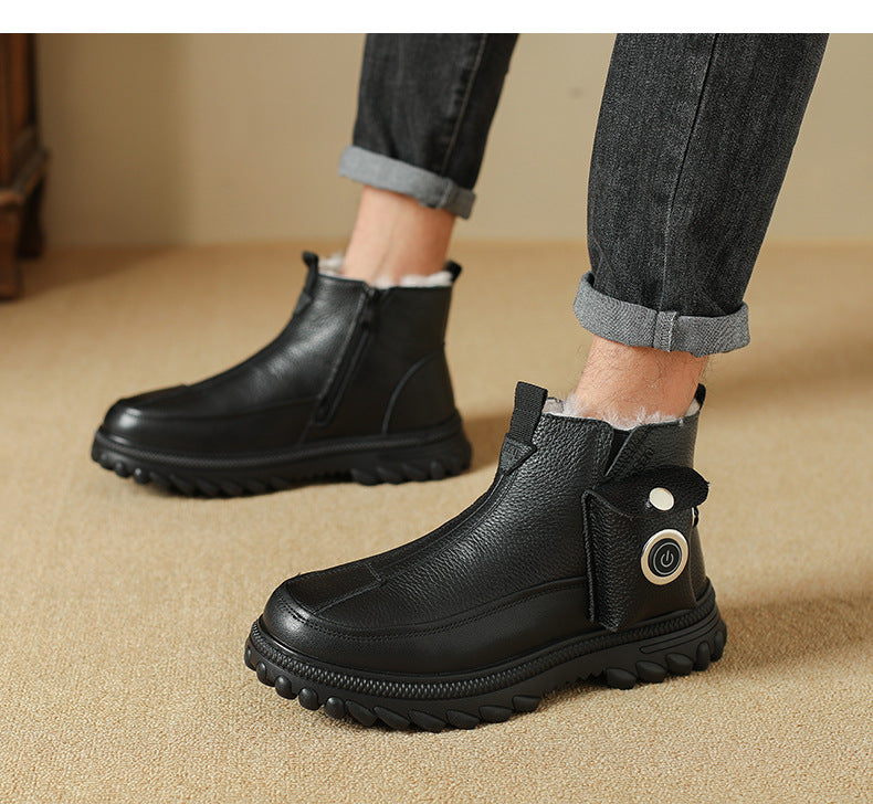 Hombre Invierno Térmico Charging Heated Botas Antideslizante y Impermeable para Snowy Conditions - foto 6