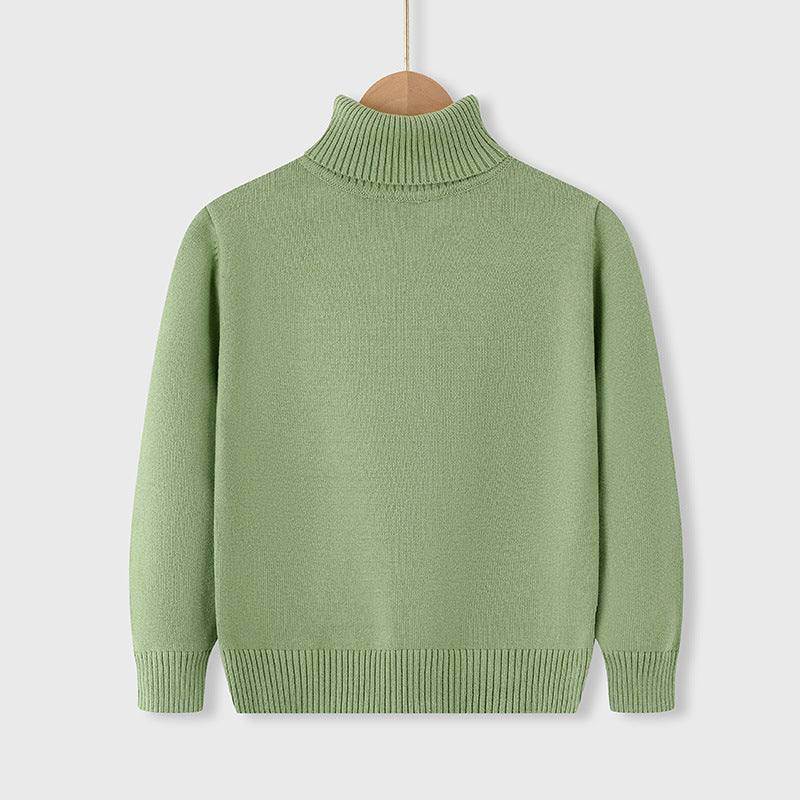 Color Sólido Tejido Base Camisas para Niño y Niña Niños's Ropa - foto 2