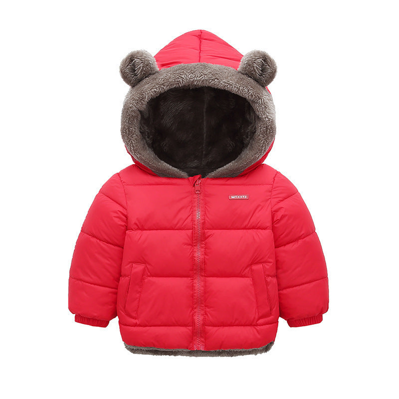 Thickened Algodón-padded Abrigo para Niños - foto 7