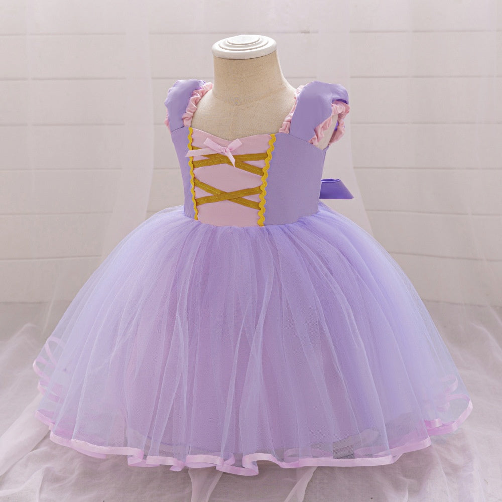Lindo Fluffy Princesa Vestido con Ins Estilo - foto 3