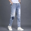 Youthful De Tendencia Jeans A la Moda Ajuste Suelto Straight-leg Trousers - foto 4