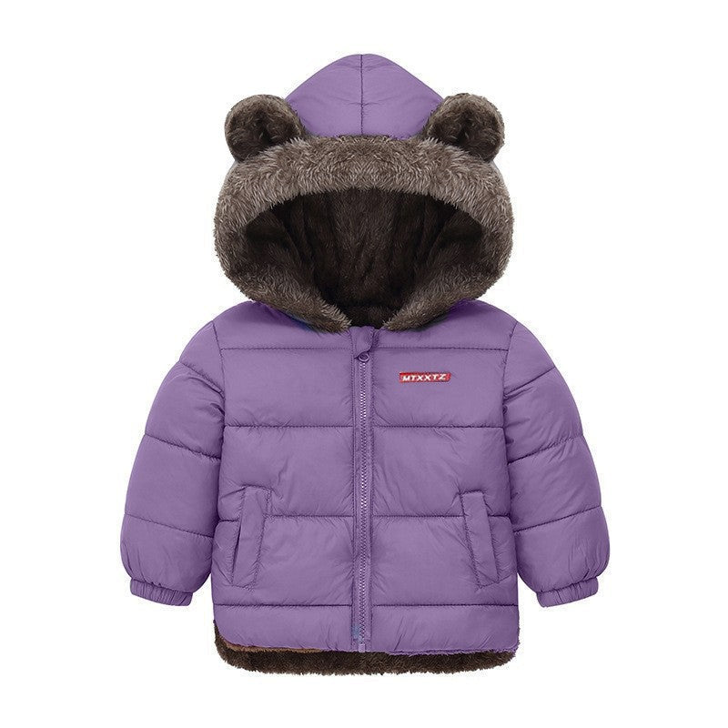 Thickened Algodón-padded Abrigo para Niños - foto 4