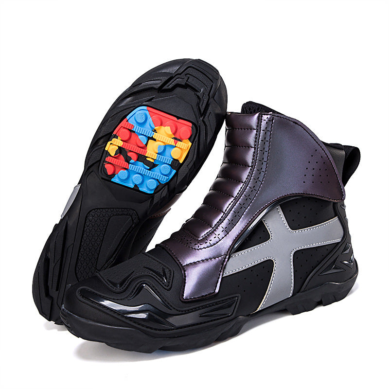 Hombre Motorcycle Riding Botas Touring Gear