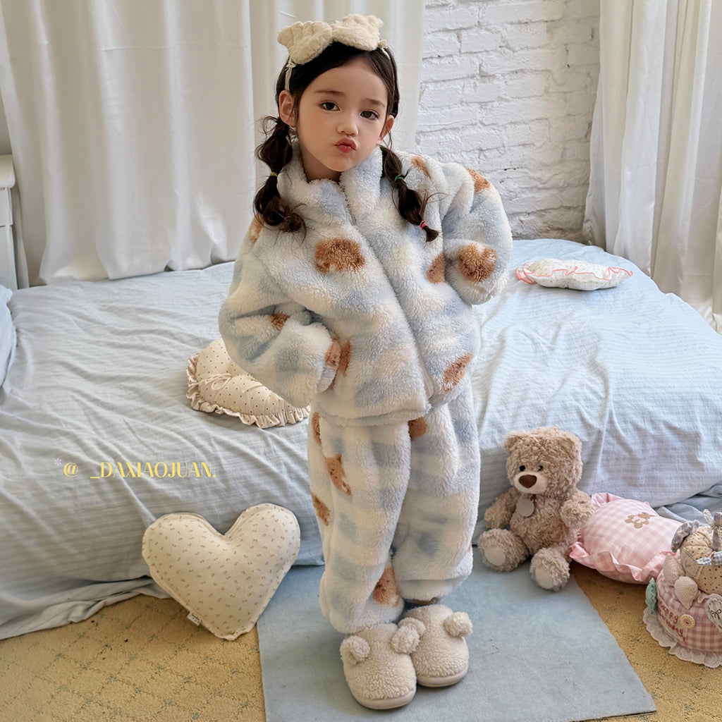 Conjunto de pijama polar para niña - foto 3