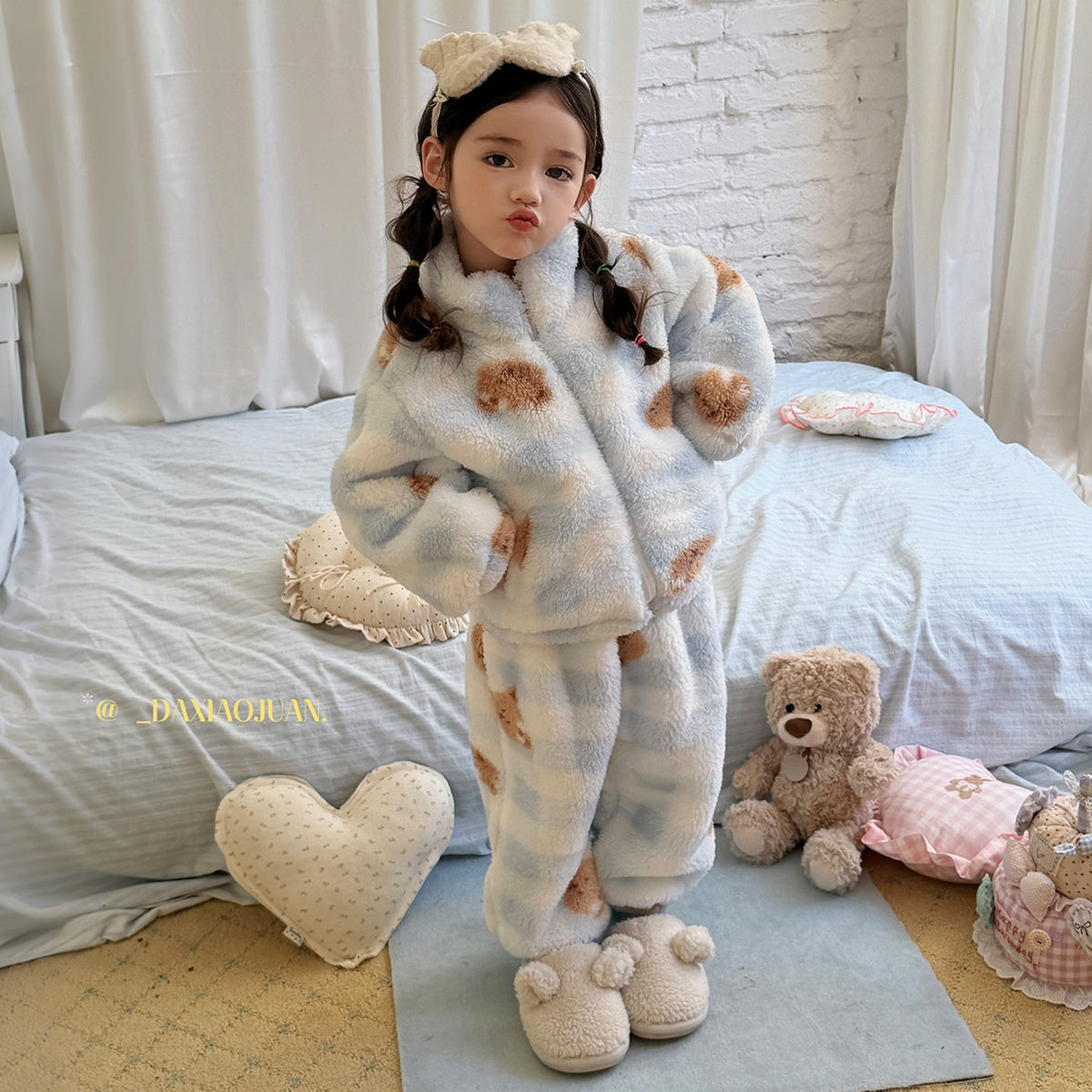 Conjunto de pijama polar para niña - foto 3