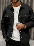 Hombre Multi-pocket Ropa de Trabajo Solapa Chaqueta - foto 2