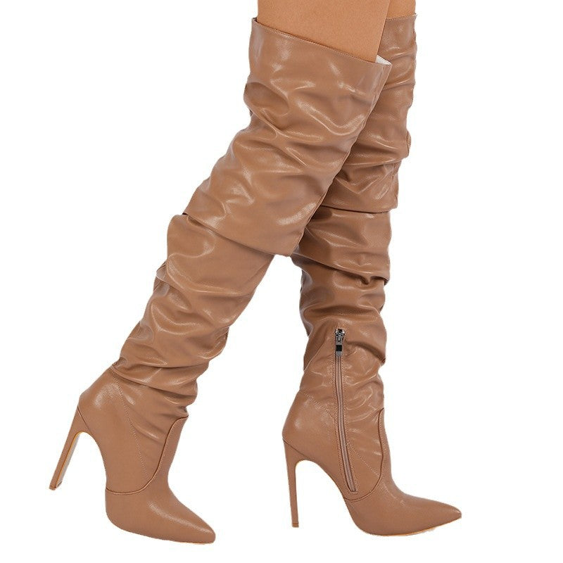 Botas de mujer con taco ancho y cierre lateral - foto 4