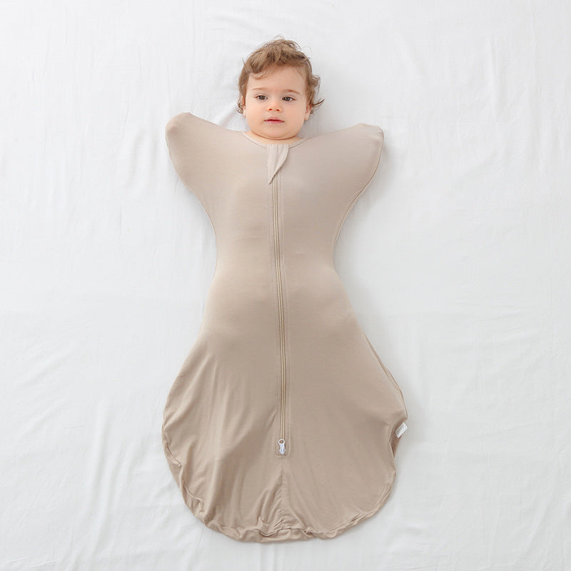 Newborn Baby Anti-Spreading Refrescante Bamboo Fiber Swaddle Sack - foto 4