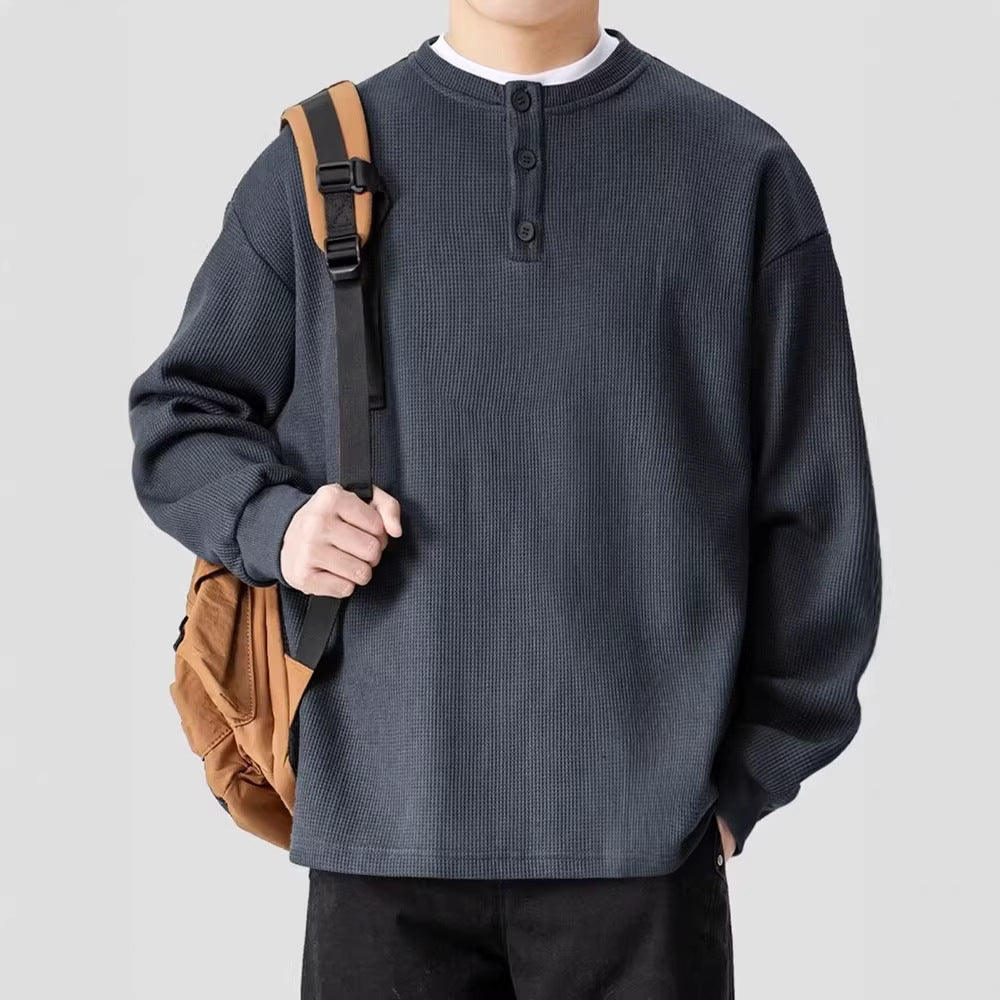 High-end Inner-layer Base Camisa Estilo Americano Retro De Tendencia Hoodie - foto 2