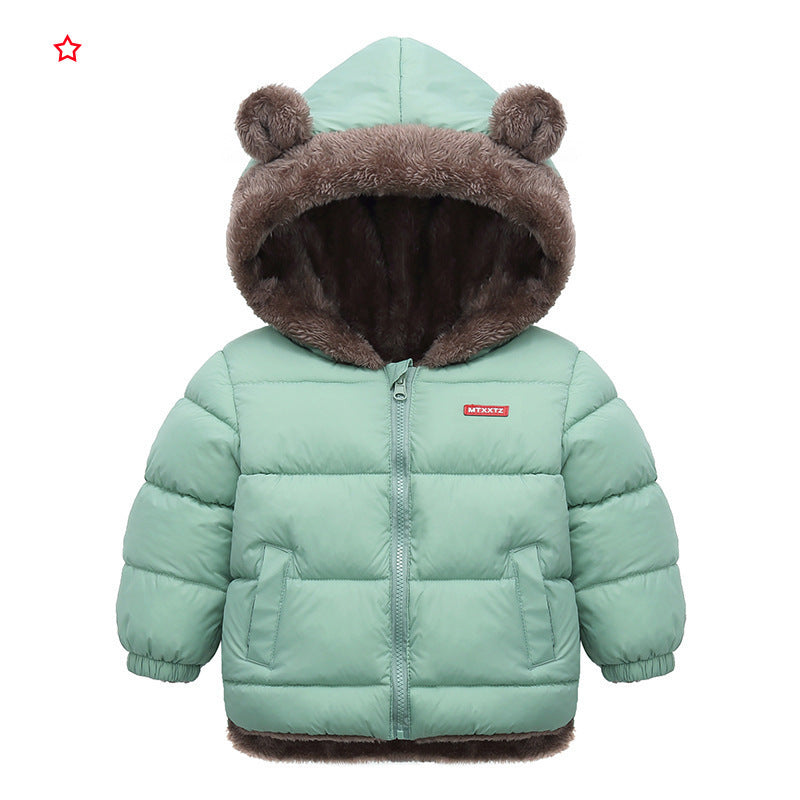 Thickened Algodón-padded Abrigo para Niños - foto 8