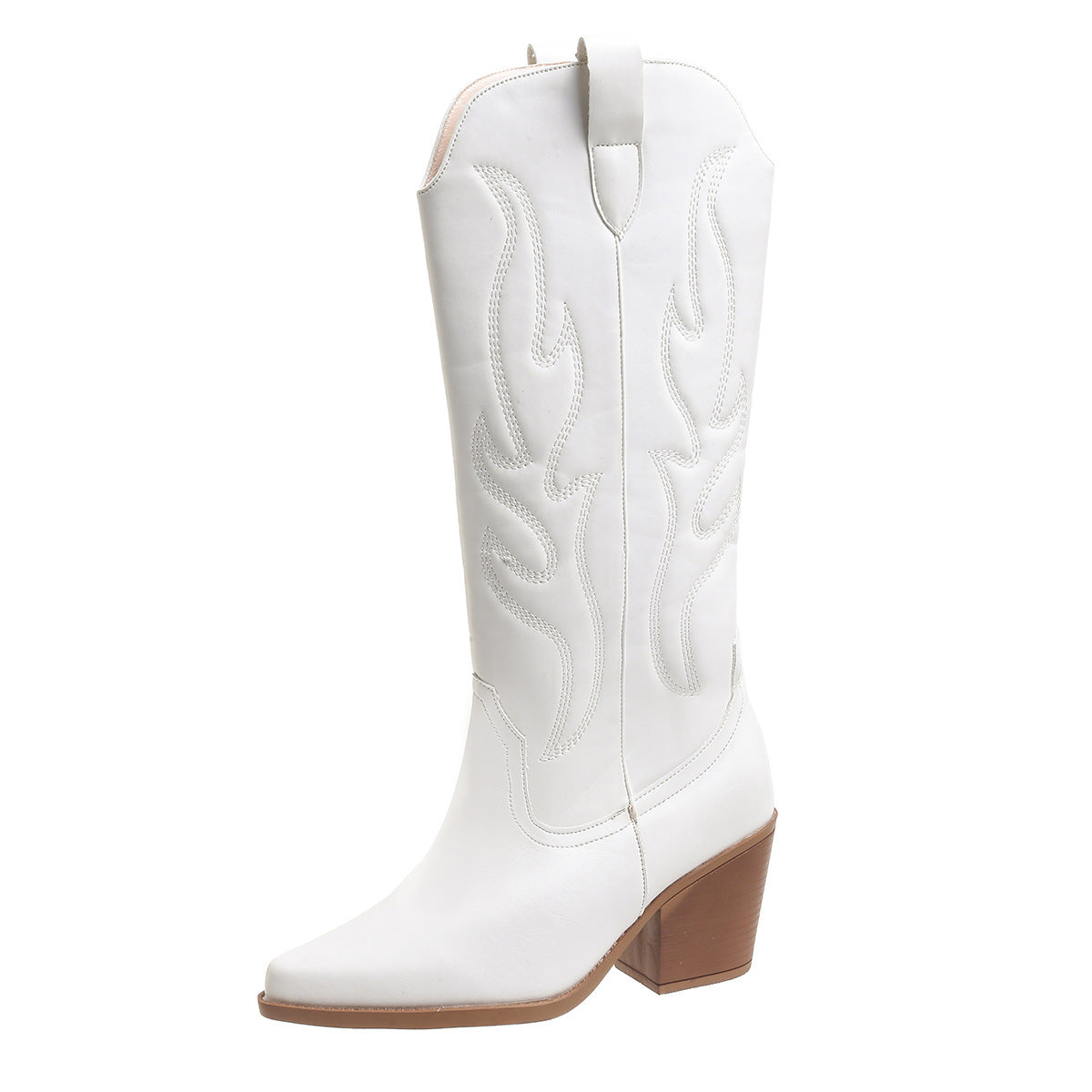 Western Cowboy Retro Wide-calf De Tendencia Botas - foto 6