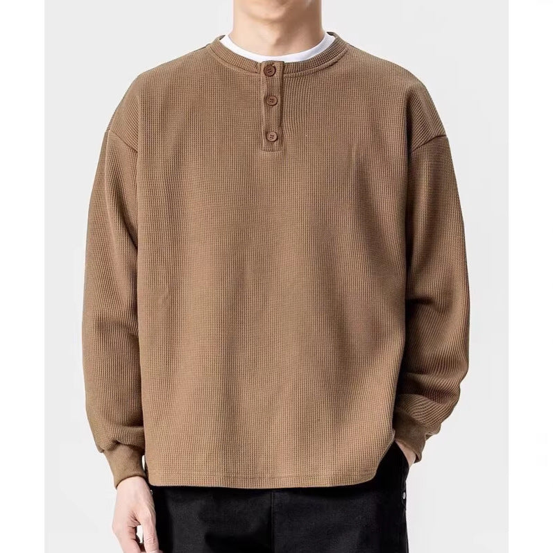 High-end Inner-layer Base Camisa Estilo Americano Retro De Tendencia Hoodie