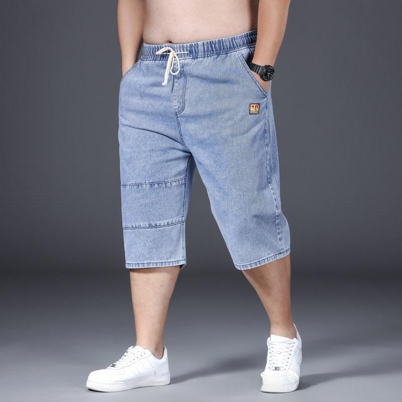 Retro Pierna Ancha Ajuste Suelto Three-quarter Shorts para Hombre - foto 5