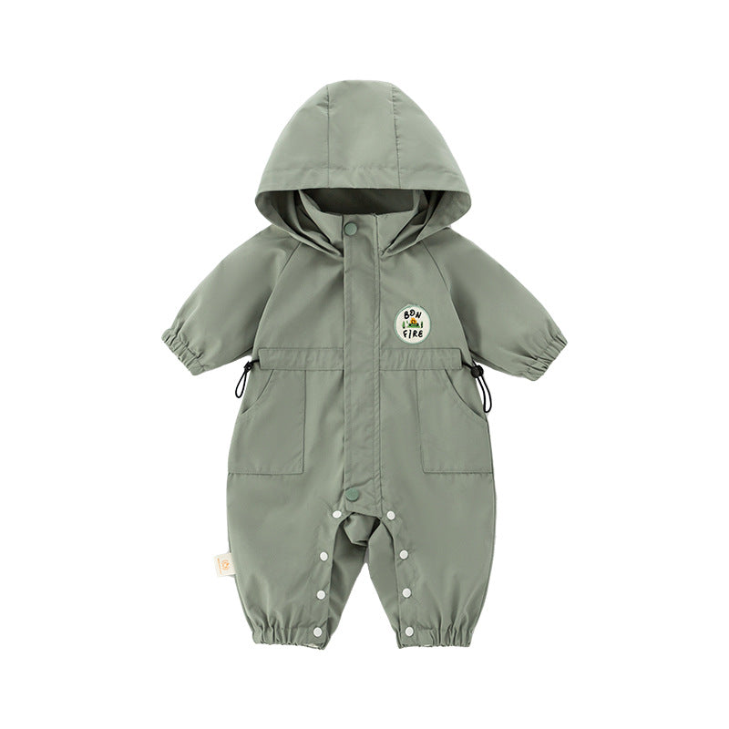 Otoño Ropa de Trabajo-Estilo Cintura-cinched Baby Romper - foto 4