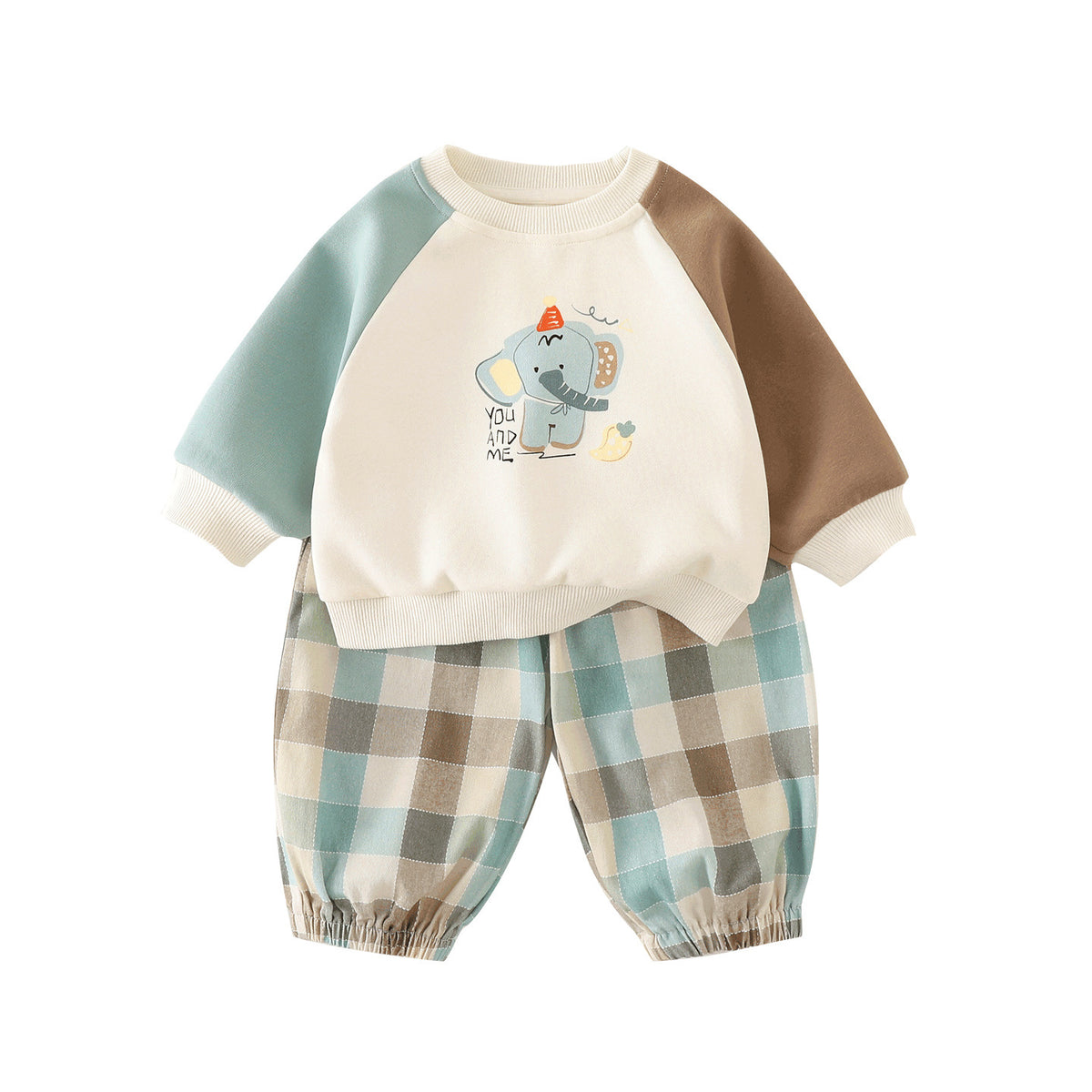Plaid Top y Pantalón Conjunto para Baby Niño - foto 6