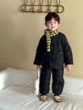 Niños Algodón-padded Conjunto Forro Polar Abrigado Ropa - foto 5
