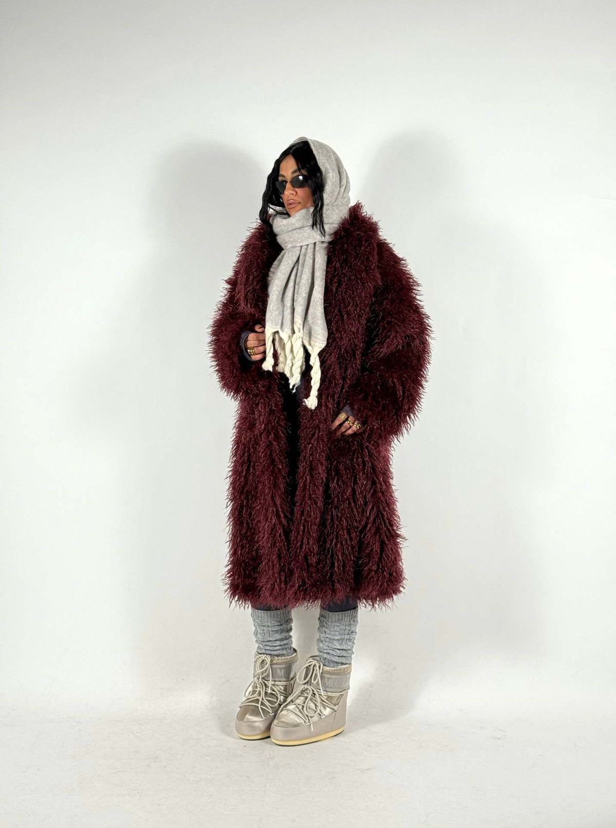 Mujer Mid-length Abrigo Traje-collar Overcoat Extra-thick - foto 8