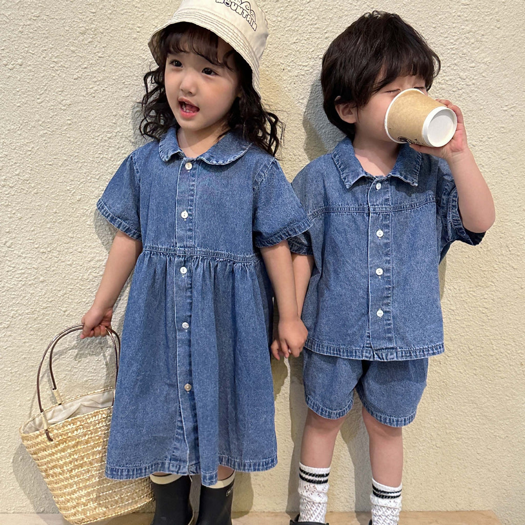 Niña' Verano Vestido, Sibling y Parent-child Matching Outfits - foto 2