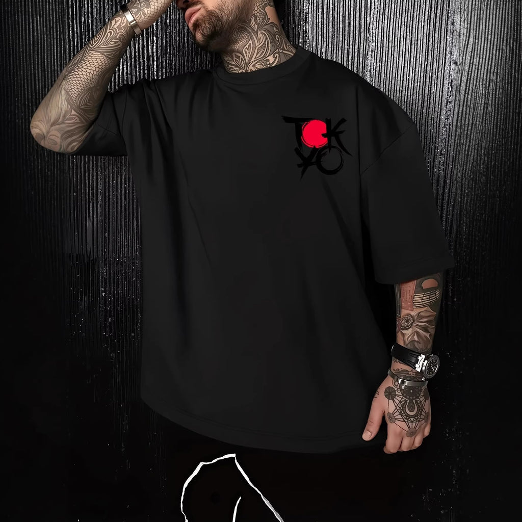 Suelto Algodón Ink Print T Camisa - foto 2