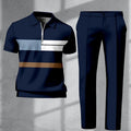 Conjunto de polera manga corta y pantalón para hombre estampado 3D - foto 8