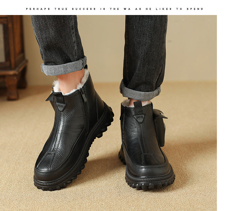 Hombre Invierno Térmico Charging Heated Botas Antideslizante y Impermeable para Snowy Conditions - foto 4