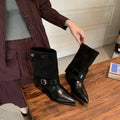 Mujer Retro Entallado Western Cowboy Botas - foto 5