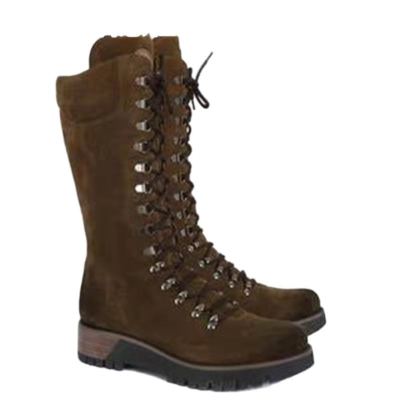 Europeo y American Mujer Mid-calf Nuevo Otoño-Invierno Riding Botas - foto 4
