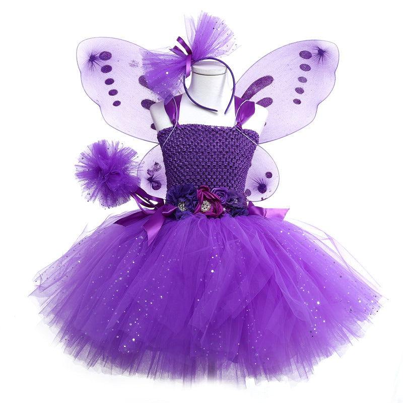 Halloween Costume Sequin Niña' Vestido Conjunto - foto 7