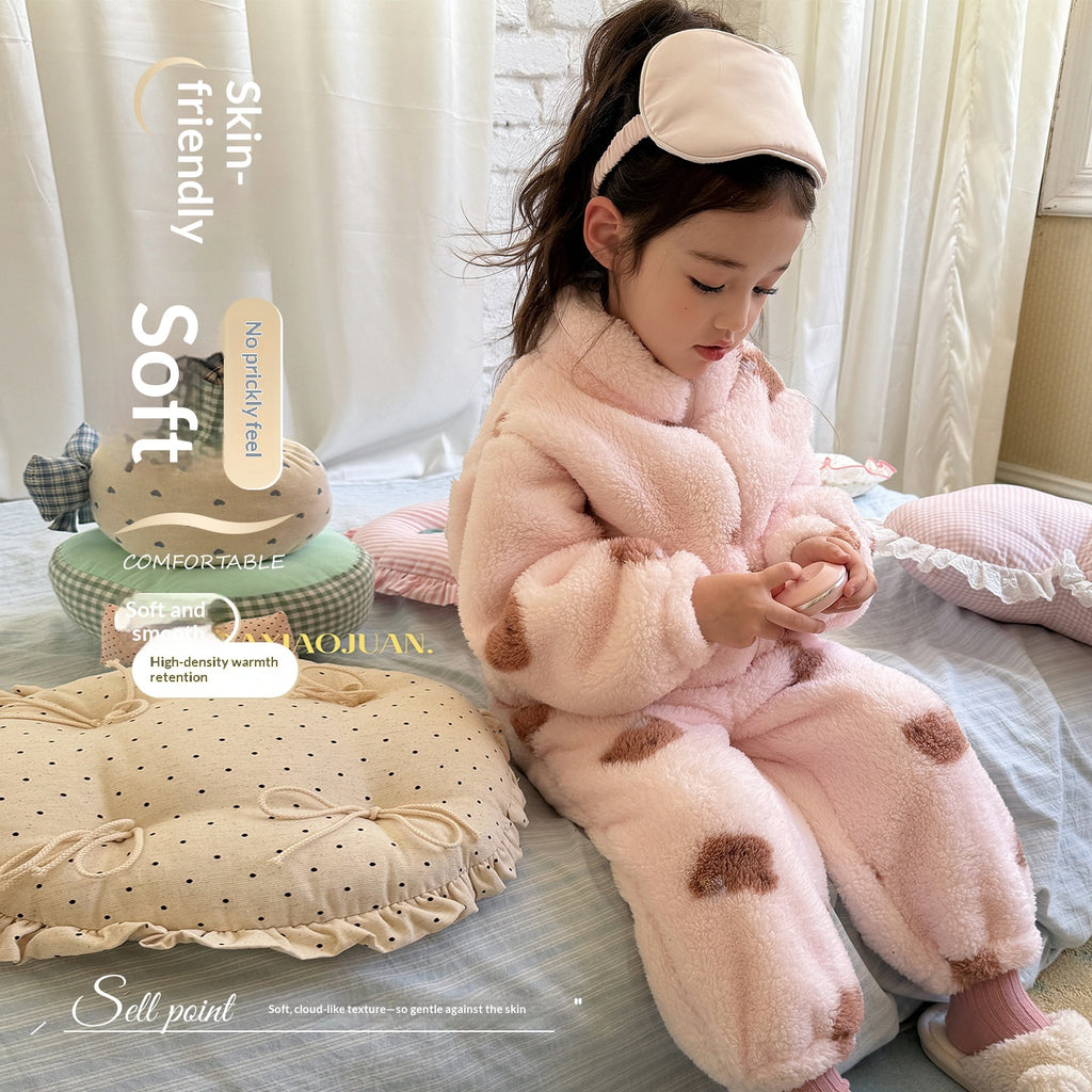 Conjunto de pijama polar para niña - foto 7