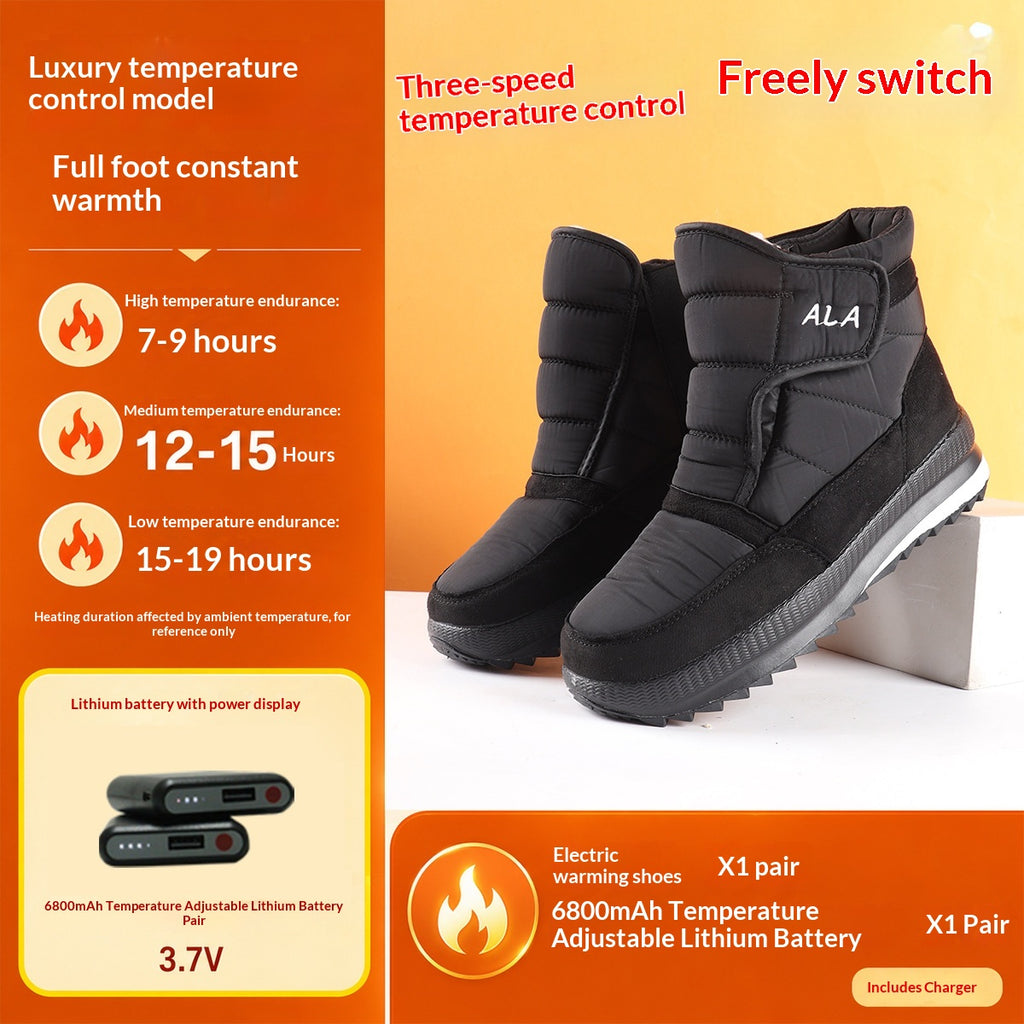 Outdoor Abrigado Botas de Nieve con Charging y Walkingpowered Heating - foto 4