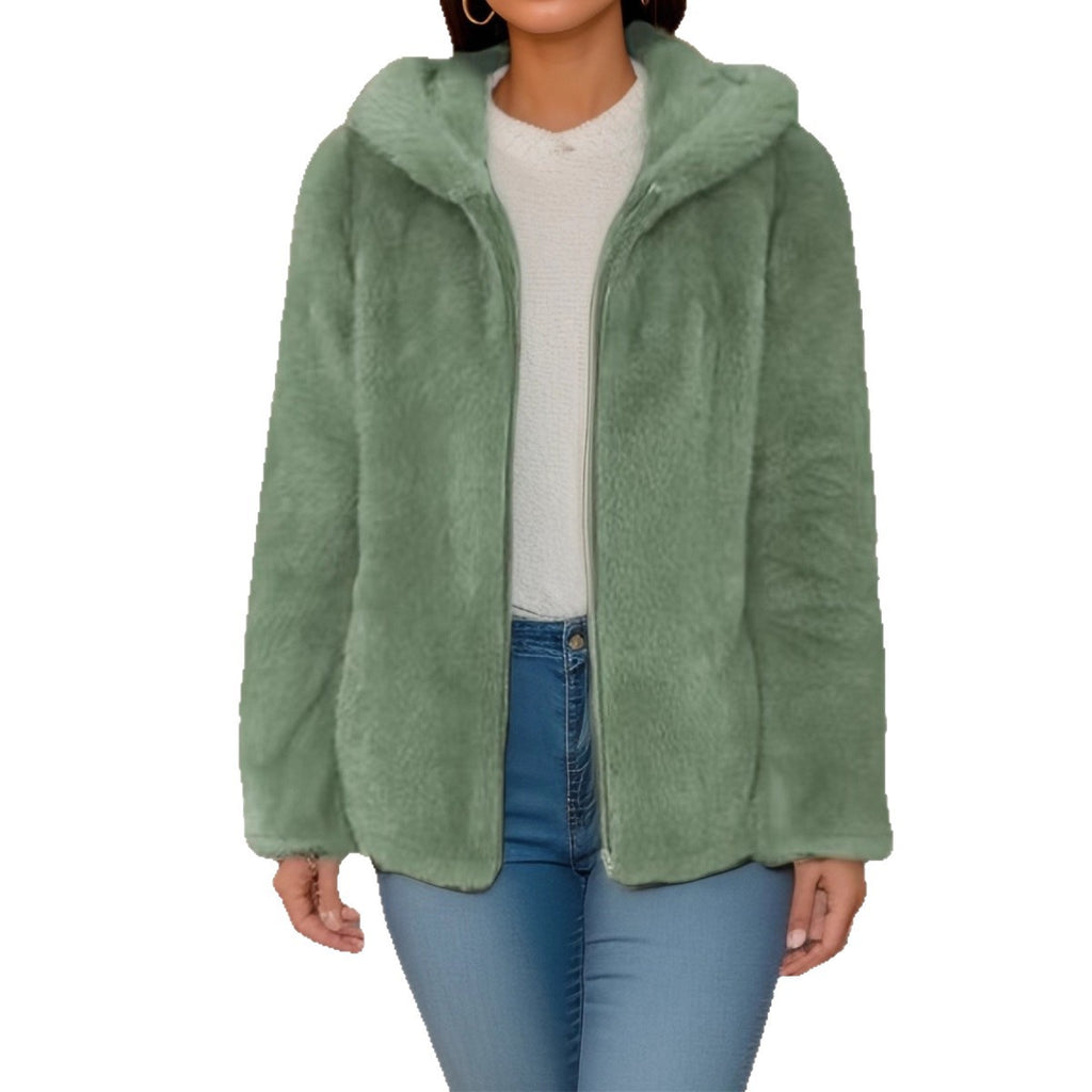 Chaqueta térmica de polar con gorro - foto 3